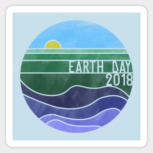 Earth Day 2018 - Transparent Sticker